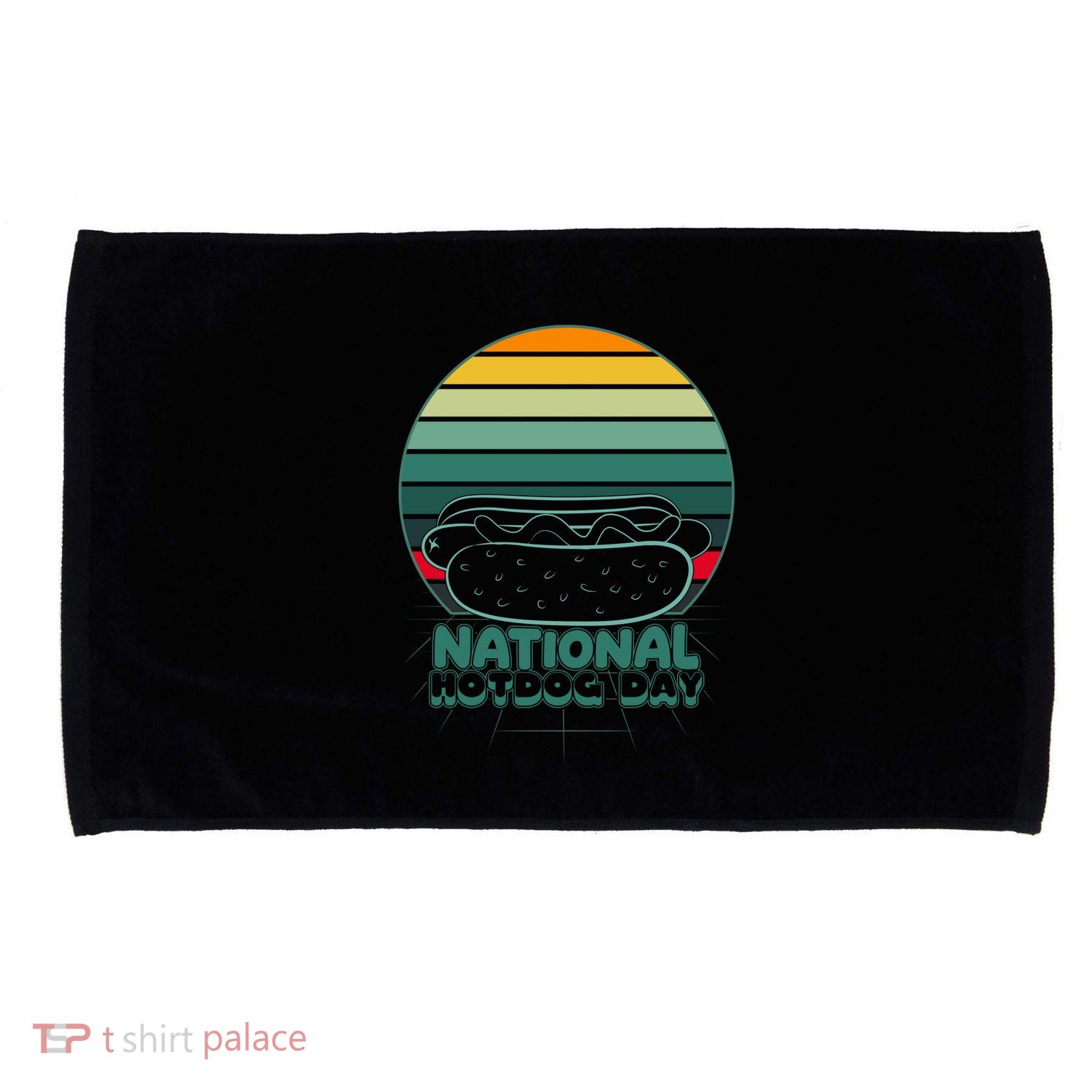 National Hot Dog Day Microfiber Hand Towel