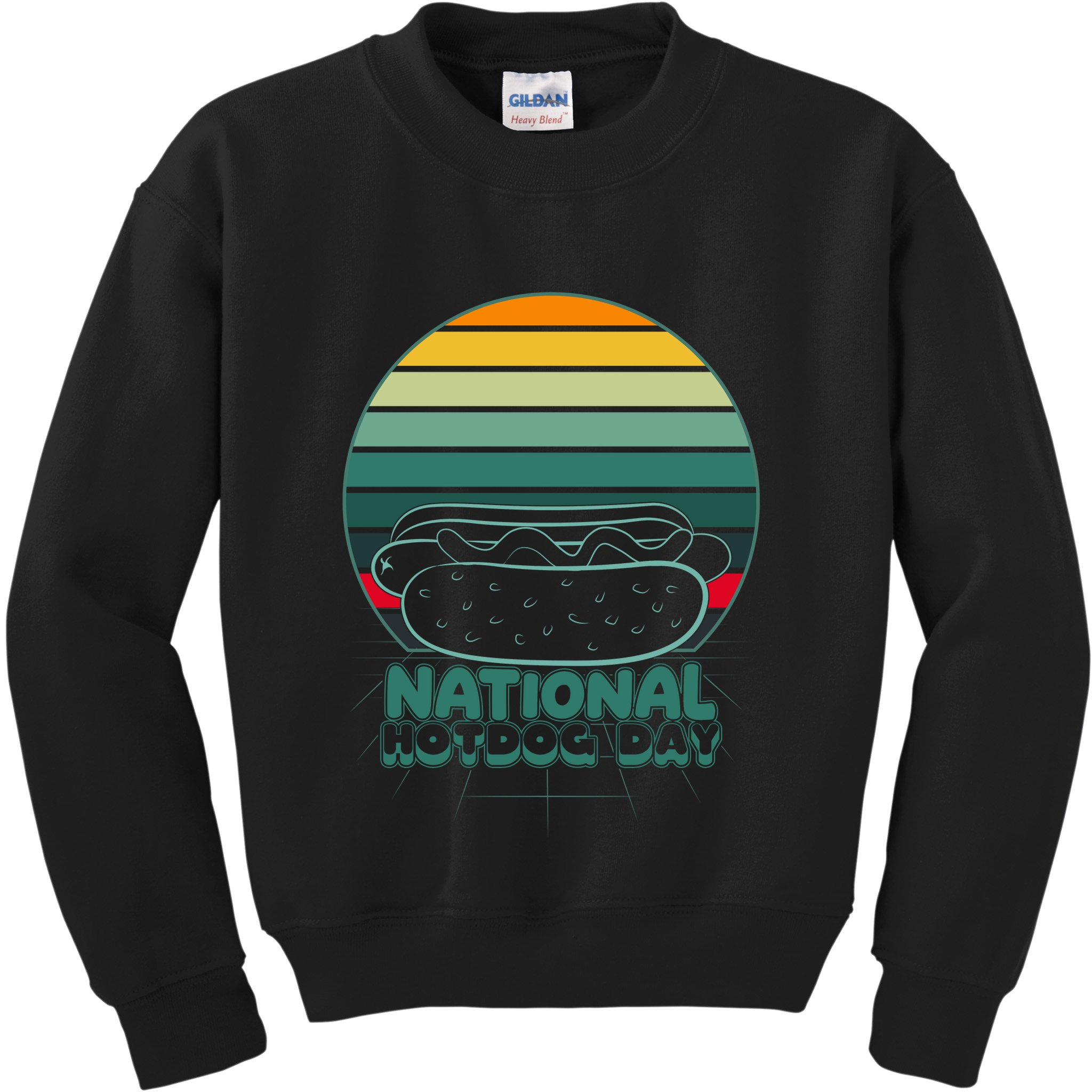 National Hot Dog Day Kids Sweatshirt