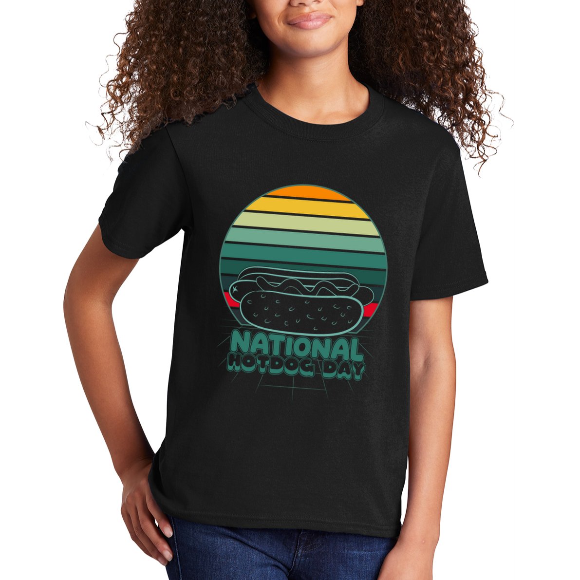 National Hot Dog Day Kids T-Shirt