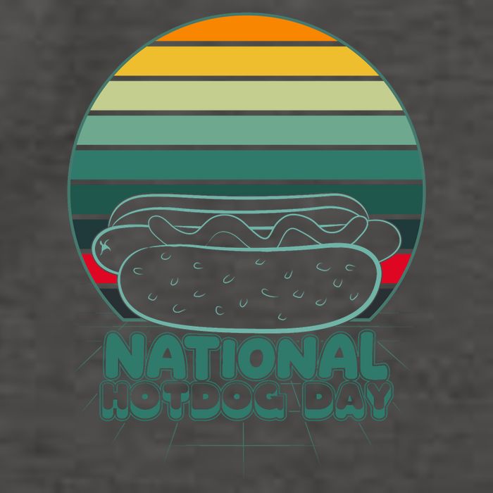 National Hot Dog Day Vector Backpack