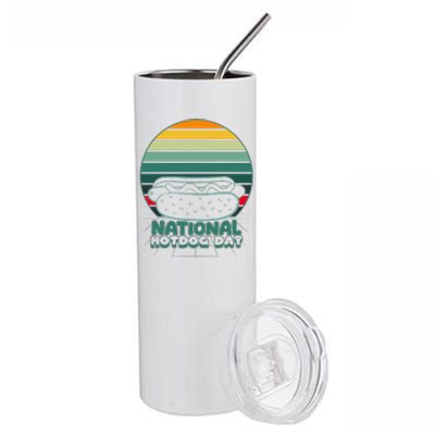 National Hot Dog Day Stainless Steel Tumbler