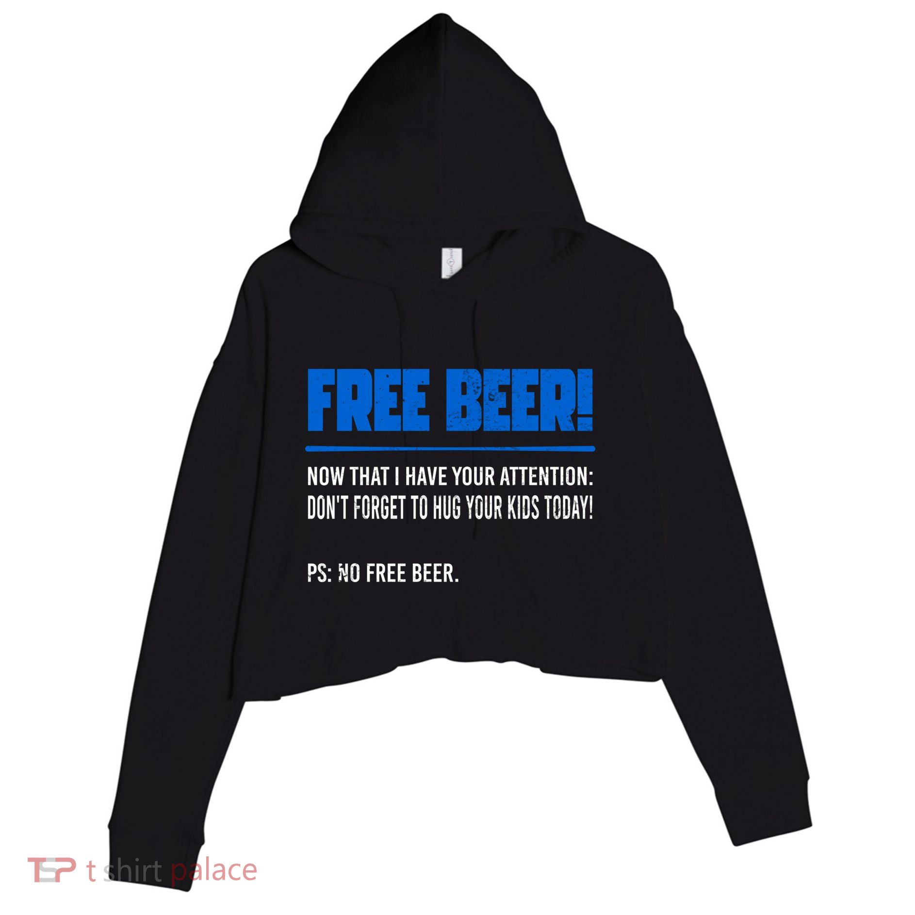 National Hugging Day Hug Your Gift Crop Fleece Hoodie