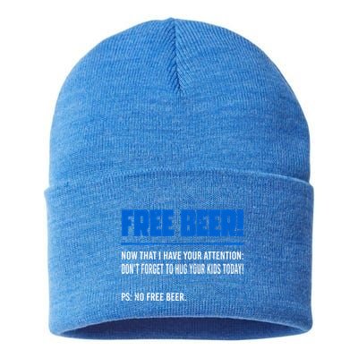 National Hugging Day Hug Your Gift Sustainable Knit Beanie