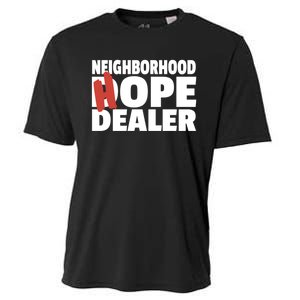 Neighborhood Hope Dope Dealer AA NA Recovery 12 Step Sponsor Cooling Performance Crew T-Shirt