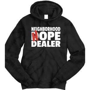 Neighborhood Hope Dope Dealer AA NA Recovery 12 Step Sponsor Tie Dye Hoodie