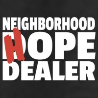 Neighborhood Hope Dope Dealer AA NA Recovery 12 Step Sponsor Golf Towel