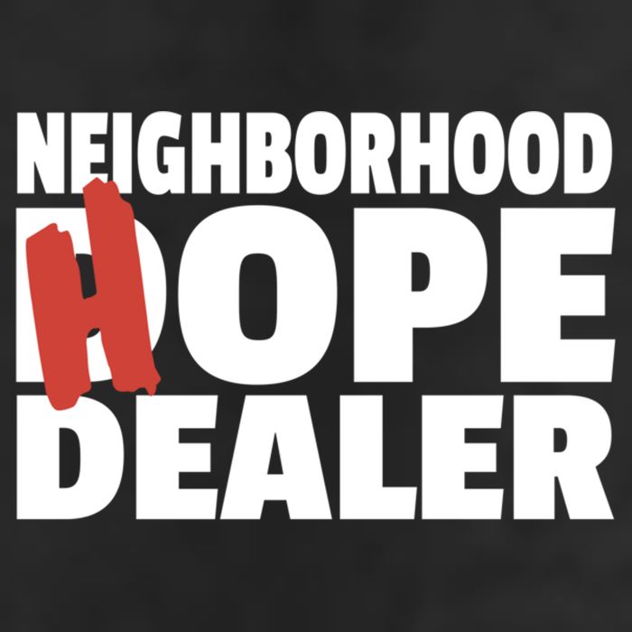 Neighborhood Hope Dope Dealer AA NA Recovery 12 Step Sponsor Golf Towel