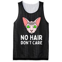 No Hair Dont Care Sphynx Cat Mesh Reversible Basketball Jersey Tank