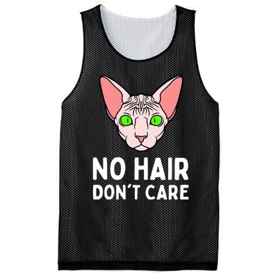 No Hair Dont Care Sphynx Cat Mesh Reversible Basketball Jersey Tank