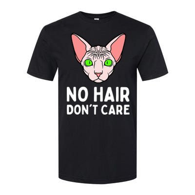 No Hair Dont Care Sphynx Cat Softstyle CVC T-Shirt