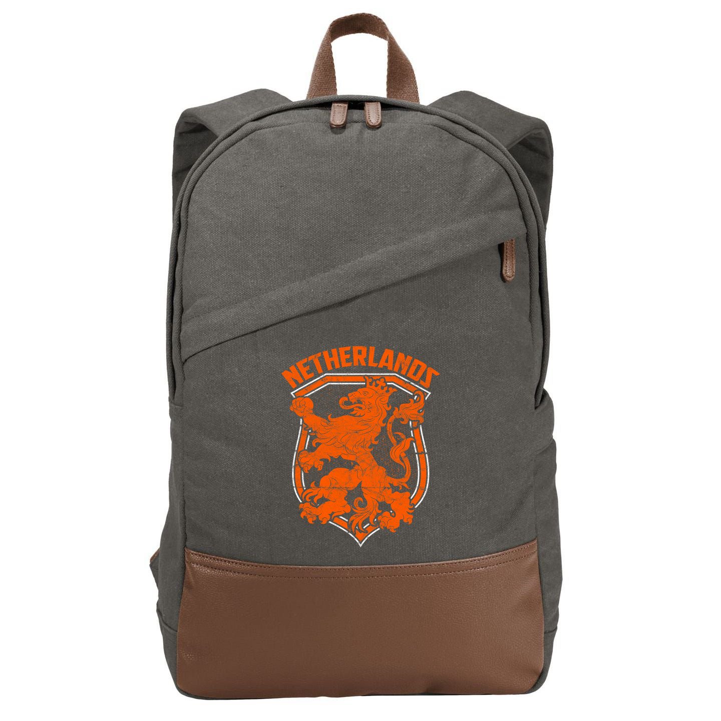 Netherlands Holland Dutch Amsterdam Nederland Dutch Cotton Canvas Backpack