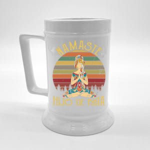 Namaste Hijo De Puta Meaningful Gift Yoga Lover Meaningful Gift Namastay 6 Feet Beer Stein