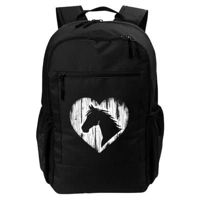 N Heart Dog And Horse Lover Funny Gift Daily Commute Backpack