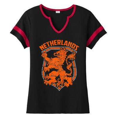 Netherlands Holland Dutch Amsterdam Nederland Dutch Ladies Halftime Notch Neck Tee