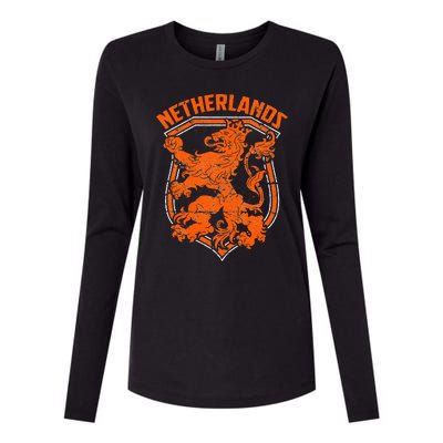 Netherlands Holland Dutch Amsterdam Nederland Dutch Womens Cotton Relaxed Long Sleeve T-Shirt