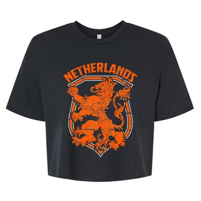 Netherlands Holland Dutch Amsterdam Nederland Dutch Bella+Canvas Jersey Crop Tee