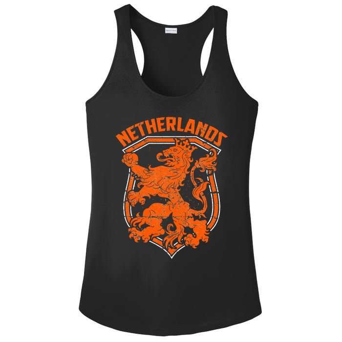 Netherlands Holland Dutch Amsterdam Nederland Dutch Ladies PosiCharge Competitor Racerback Tank