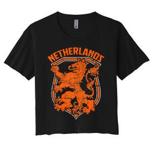 Netherlands Holland Dutch Amsterdam Nederland Dutch Women's Crop Top Tee