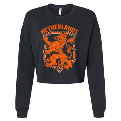 Netherlands Holland Dutch Amsterdam Nederland Dutch Cropped Pullover Crew