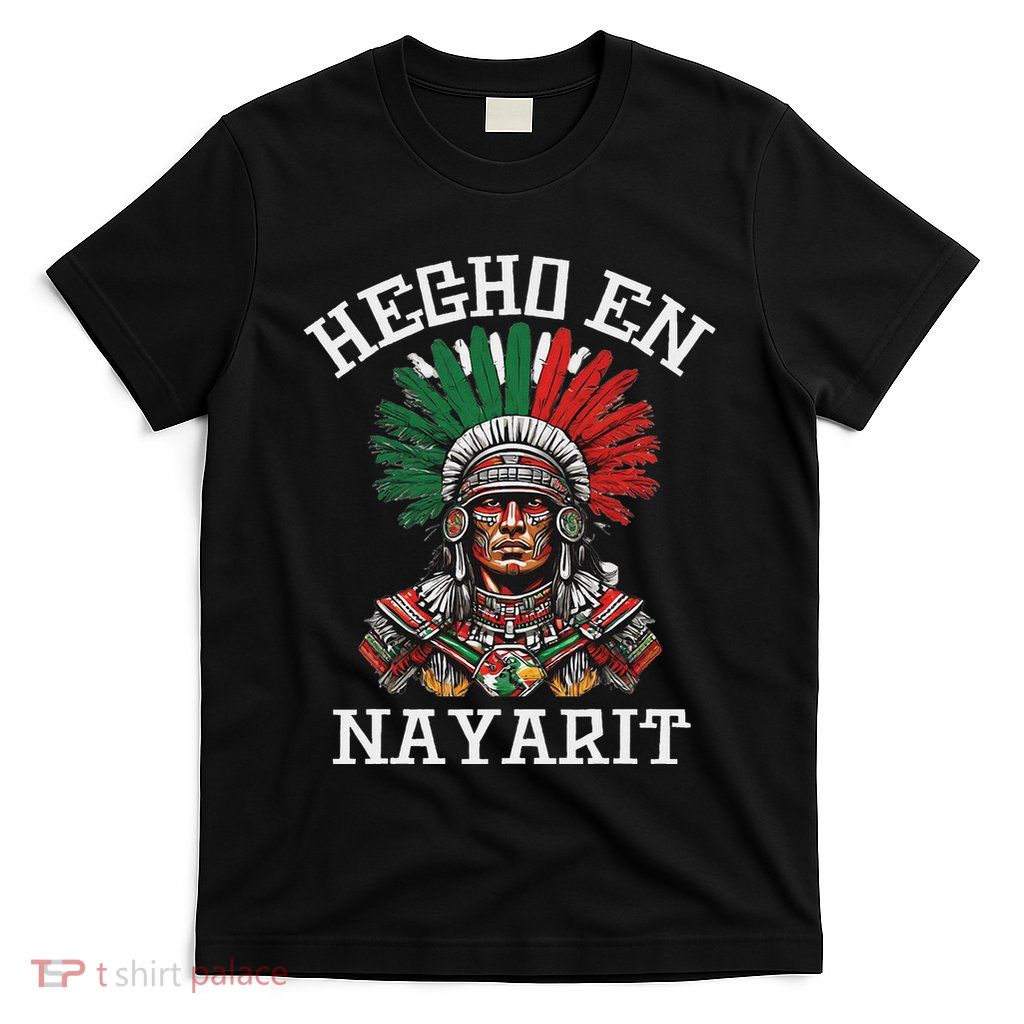 Nayarit Hecho En Nayarit Aztec Warrior Mexico T-Shirt