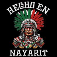 Nayarit Hecho En Nayarit Aztec Warrior Mexico Flat Bill Trucker Hat
