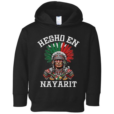 Nayarit Hecho En Nayarit Aztec Warrior Mexico Toddler Hoodie