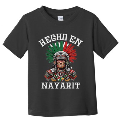 Nayarit Hecho En Nayarit Aztec Warrior Mexico Toddler T-Shirt