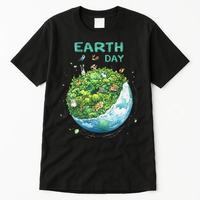 Natures Haven Earth Day Tall T-Shirt