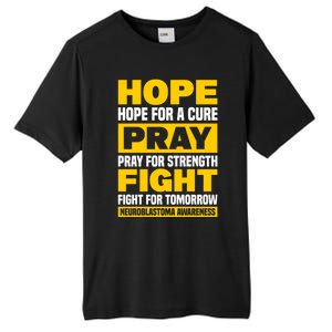 Neuroblastom Hope For Healing Prayers For Strength Gift Tall Fusion ChromaSoft Performance T-Shirt