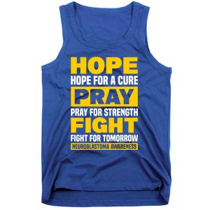 Neuroblastom Hope For Healing Prayers For Strength Gift Tank Top