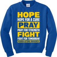 Neuroblastom Hope For Healing Prayers For Strength Gift Kids Sweatshirt