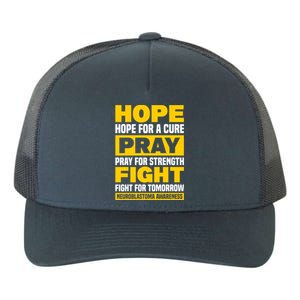 Neuroblastom Hope For Healing Prayers For Strength Gift Yupoong Adult 5-Panel Trucker Hat