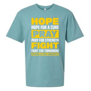 Neuroblastom Hope For Healing Prayers For Strength Gift Sueded Cloud Jersey T-Shirt