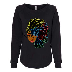 Natural Hair For Black Dreadlock Beauty Design 1 Funny Gift Womens California Wash Sweatshirt