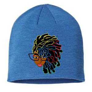 Natural Hair For Black Dreadlock Beauty Design 1 Funny Gift Sustainable Beanie