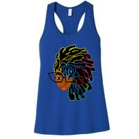 Natural Hair For Black Dreadlock Beauty Design 1 Funny Gift Women's Racerback Tank