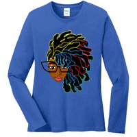 Natural Hair For Black Dreadlock Beauty Design 1 Funny Gift Ladies Long Sleeve Shirt