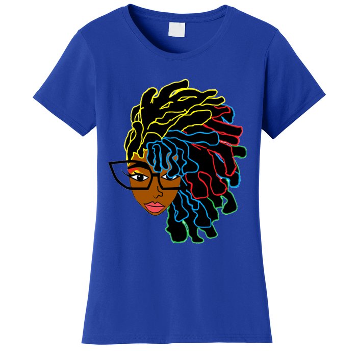 Natural Hair For Black Dreadlock Beauty Design 1 Funny Gift Women's T-Shirt