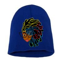 Natural Hair For Black Dreadlock Beauty Design 1 Funny Gift Short Acrylic Beanie