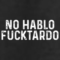 No Hablo Fucktardo 7 Panel Mesh Trucker Snapback Hat