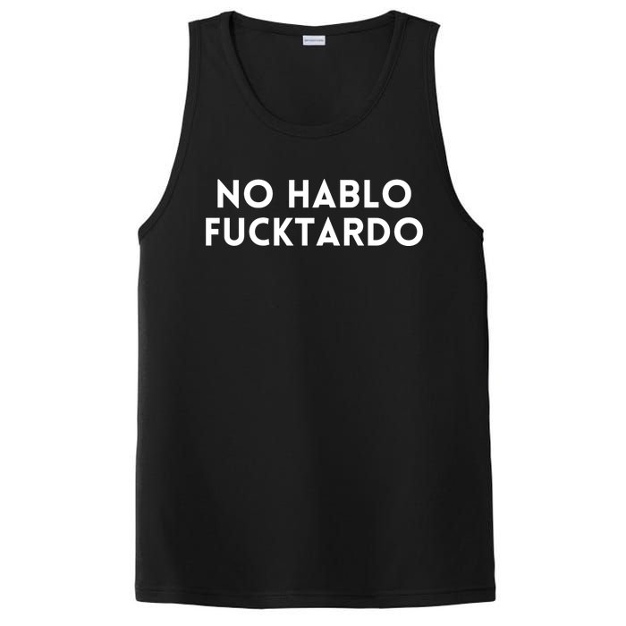 No Hablo Fucktardo PosiCharge Competitor Tank