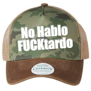 No Hablo Fucktardo Offensive Funny Legacy Tie Dye Trucker Hat