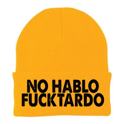 No Hablo Fucktardo Funny Knit Cap Winter Beanie