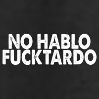 No Hablo Fucktardo Funny Adult Drive Performance Visor