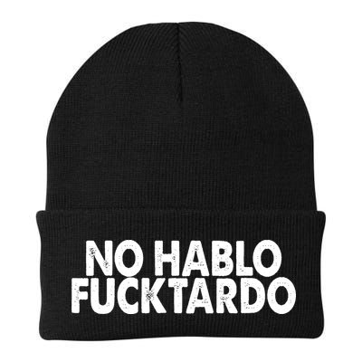 No Hablo Fucktardo Funny Beanie