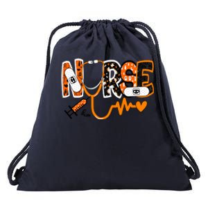 Nurse Halloween Festive Drawstring Bag