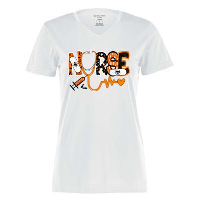 Nurse Halloween Festive Women's Momentum V-Neck T-Shirt