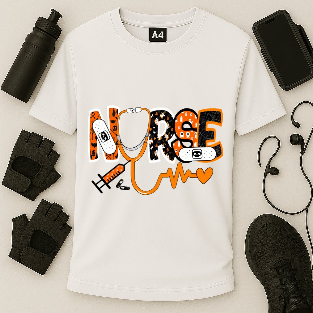 Nurse Halloween Festive Cooling Performance Crew T-Shirt