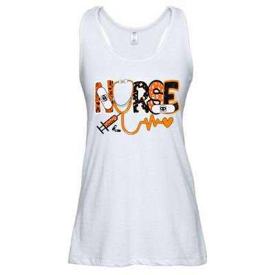 Nurse Halloween Festive Ladies Essential Flowy Tank