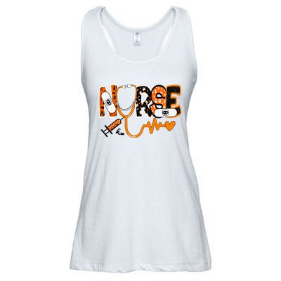 Nurse Halloween Festive Ladies Essential Flowy Tank